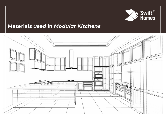 Image describing Materials used in Modular Kitchens